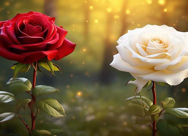 红玫瑰与白玫瑰的故事格林童话、白玫瑰与红玫瑰格林童话告诉我们