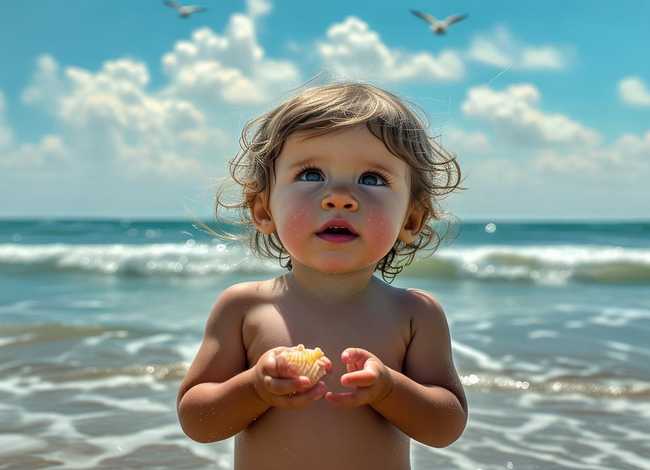 孩子看海的故事，孩子看海的故事怎么写