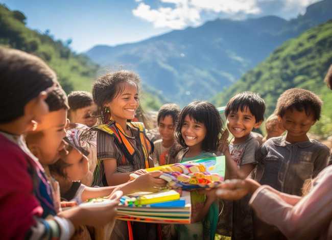 山区儿童的救赎；救助山区儿童的词语