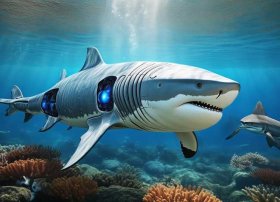 鲨鱼的故事，机器人和鲨鱼的故事