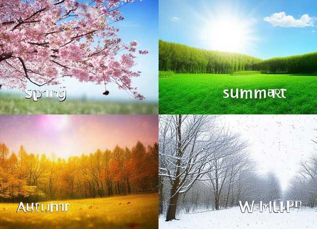 春夏秋冬的英文 - 春夏秋冬的英文要大写吗
