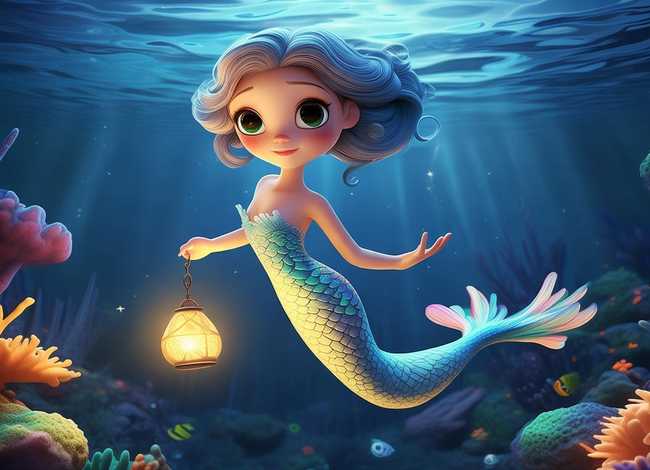 儿童故事睡前美人鱼；睡前故事幼儿故事美人鱼