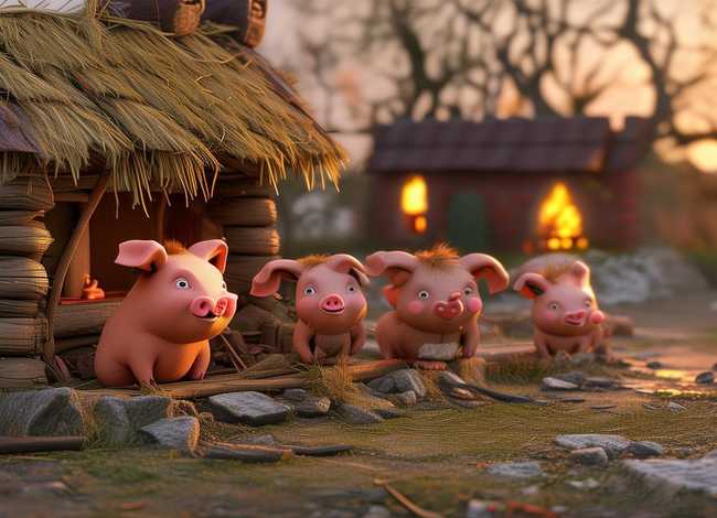 小儿故事会 小儿故事会睡前故事三只小猪