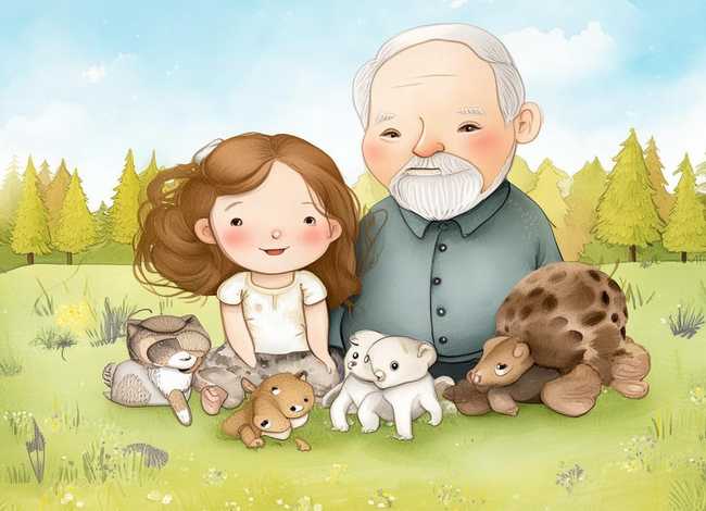 美德故事插画、美德故事插画模板 美德故事插画、美德故事插画模板