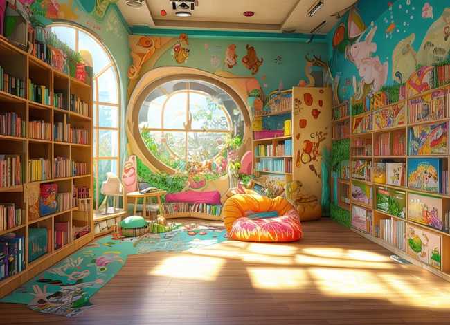 儿童图书馆设计效果图;儿童图书馆设计效果图怎么画 儿童图书馆设计效果图;儿童图书馆设计效果图怎么画