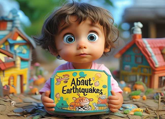 关于地震的儿童小故事书 - 关于地震的幼儿小故事