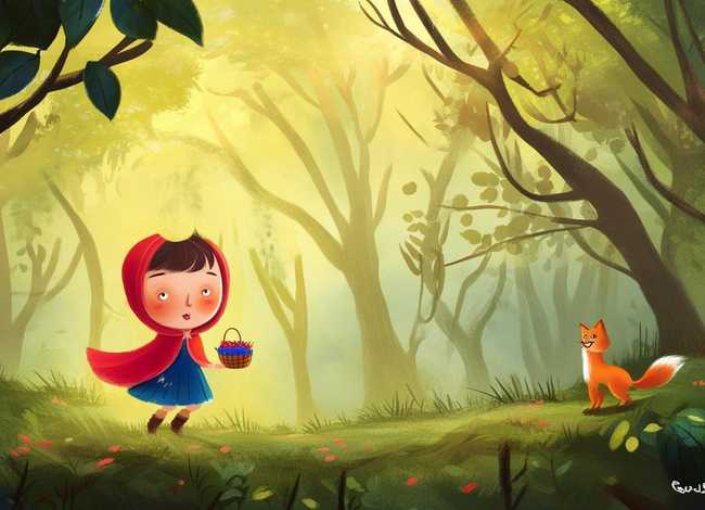 幼儿童话故事小红帽，幼儿故事,小红帽