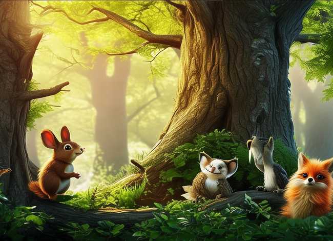 小动物的故事 大森林小动物的故事