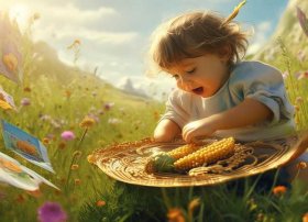 儿童故事玉米琴读后感、玉米绘本故事读后感