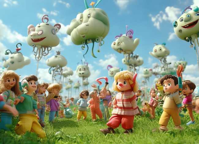 奇怪的云幼儿故事；幼儿园中班故事奇怪的云