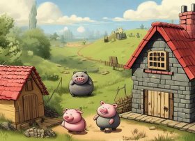 故事三只小猪盖房子故事，三只小猪盖房子的故事长篇