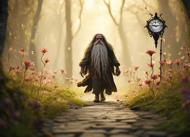 时间老人的故事 - 时间老人的故事绘本图片 时间老人的故事 - 时间老人的故事绘本图片