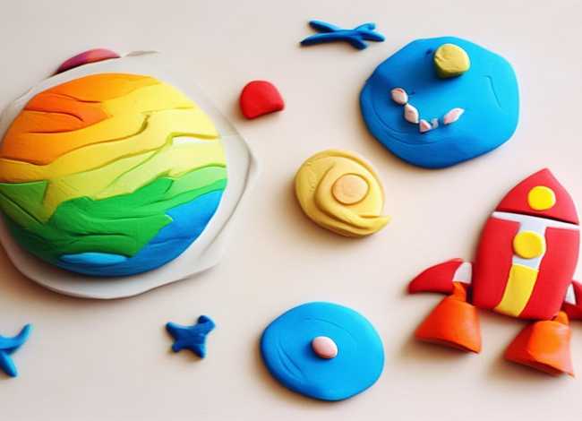 儿童太空泥作品图片 - 儿童太空泥作品图片简单