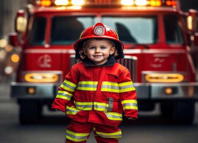 儿童消防员 - 儿童消防员衣服