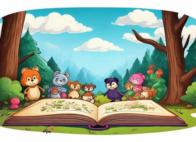 儿童故事带图画带文字 - 幼儿故事图画带文字完整