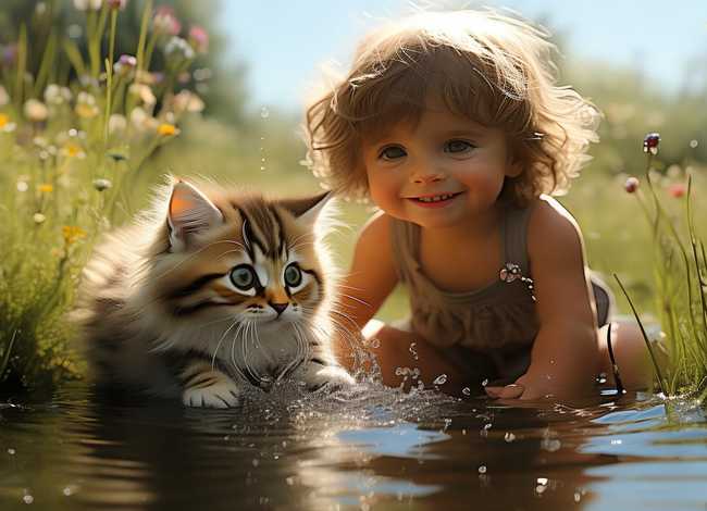 儿童故事小猫钓鱼文字、幼儿故事小猫钓鱼文字