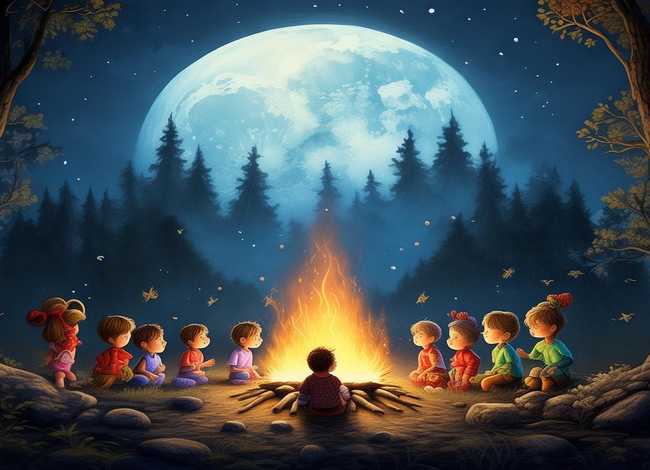儿童故事月亮的传说、月亮的传说故事大全100字