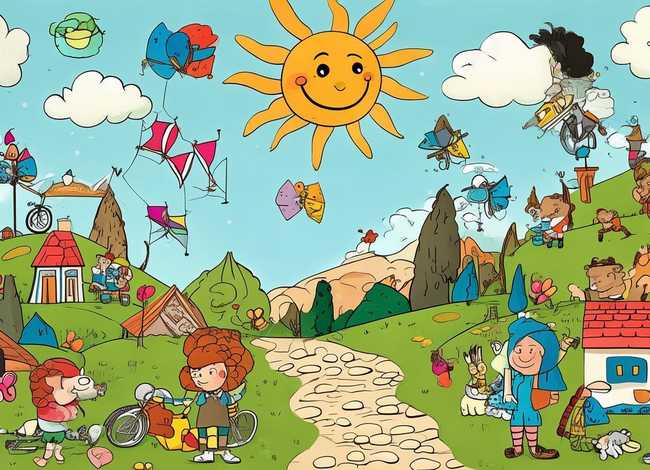 儿童简易故事绘画 - 儿童简单故事绘画本制作