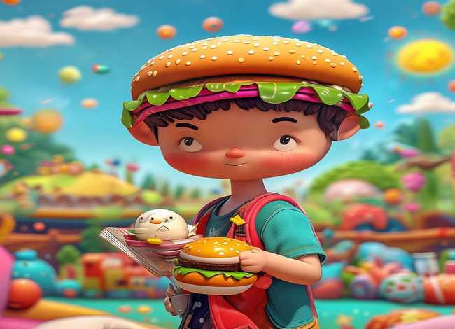 汉堡儿童绘本故事视频、绘本故事汉堡男孩图片 汉堡儿童绘本故事视频、绘本故事汉堡男孩图片