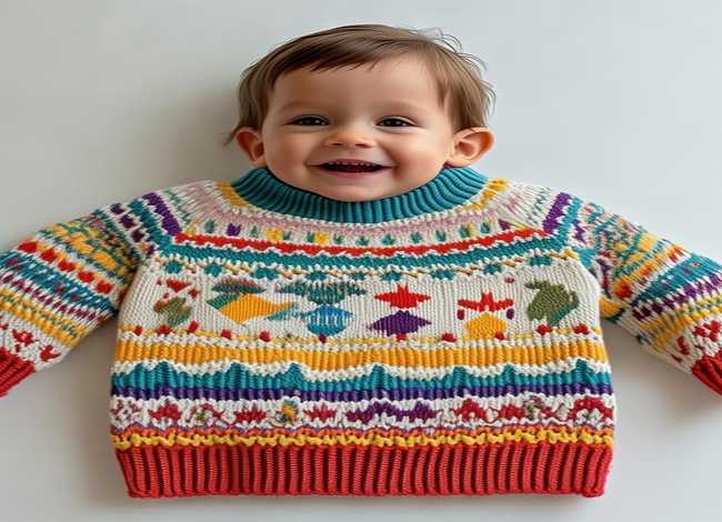 1一3岁儿童毛衣编织图案、1一3岁儿童毛衣编织图案男宝