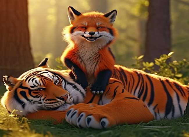 狐假虎威改编成童话故事 狐假虎威寓言故事改编