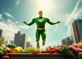 超人 故事；蔬菜超人故事