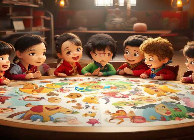 儿童英语小故事十二生肖、小学英语十二生肖故事和翻译