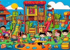 幼儿园里故事多儿童画图片 - 幼儿园里故事多简笔画图片