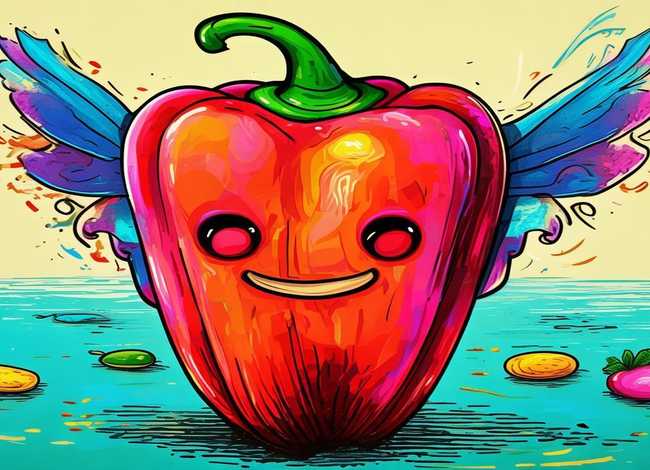 辣椒儿童简笔画，儿童画辣椒简笔画