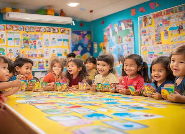 儿童认读卡，幼儿园认读字卡游戏