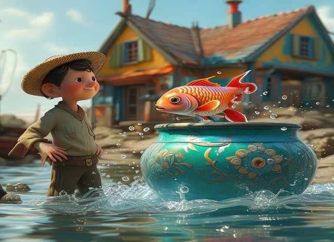 儿童故事金鱼和渔夫的故事（少儿故事渔夫和金鱼的故事）