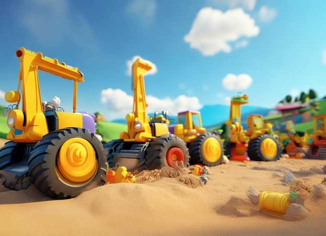 儿童挖土机视频大全、儿童挖土机60分钟动画
