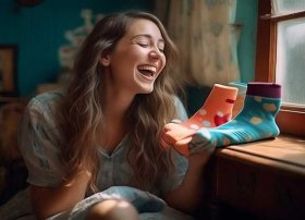 美女闻袜子最后笑了；美女闻袜子最后笑了视频