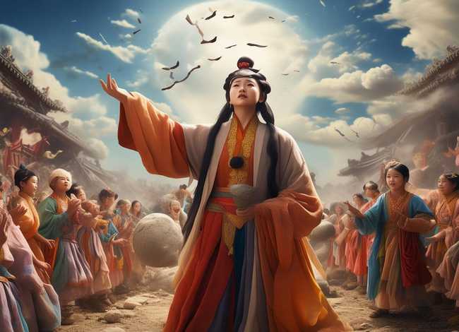 女娲补天儿童故事表演（女娲补天讲故事表演）