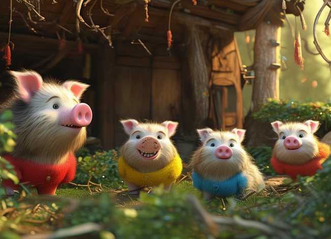 经典儿童寓言故事三只小猪 三只小猪寓言故事视频 经典儿童寓言故事三只小猪 三只小猪寓言故事视频