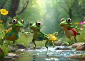 儿童故事青蛙三兄弟、青蛙三兄弟儿童故事