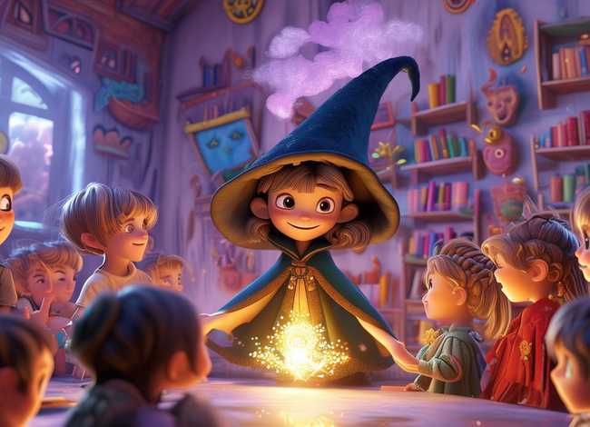 儿童故事魔法师的故事、幼儿园魔法师的故事