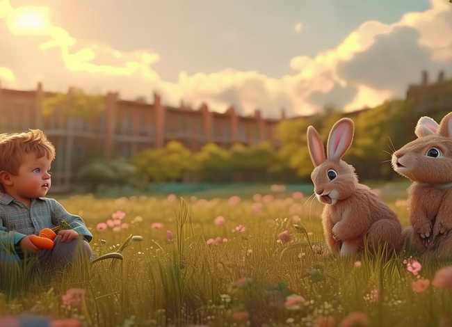 幼儿睡前故事书守株待兔，睡前故事幼儿故事大全守株待兔