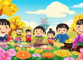 重阳节儿童绘画，重阳节儿童绘画作品