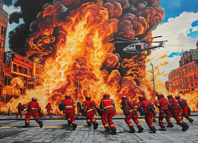 消防故事性墙绘 消防故事性墙绘图片大全 消防故事性墙绘 消防故事性墙绘图片大全