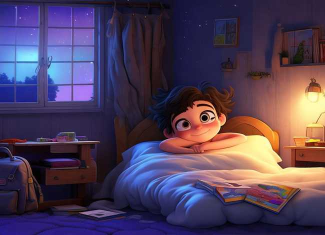 儿童上学故事睡前，上学的睡前故事