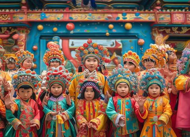 戏曲儿童创意画；戏曲儿童创意画怎么画