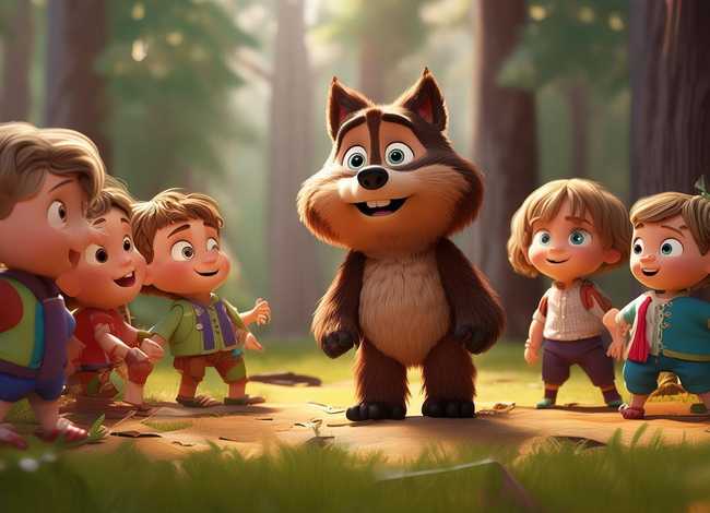 3到4岁儿童故事大灰狼，0到3岁大灰狼的故事