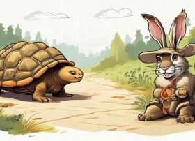 故事龟兔赛跑文字版；故事龟兔赛跑文字版图片