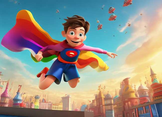 儿童超人故事绘本 超人的绘本故事