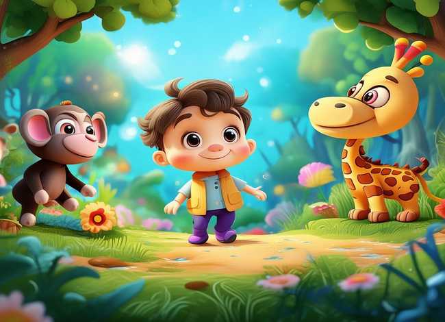 动物世界儿童0-3岁故事绘本，动物世界绘本故事图片