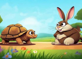 儿童故事龟兔赛跑故事简版；小儿故事龟兔赛跑