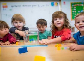 儿童数学关于体积与放入物的关系（放入物体的体积公式=总体积-()=容器的()×水