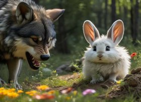 幼儿故事小白兔和大灰狼（幼儿故事小白兔和大灰狼的故事告诉了我们什么道理