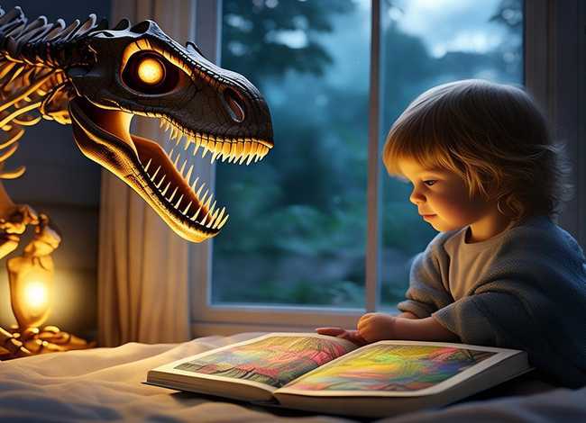 恐龙化石故事儿童睡前故事；恐龙化石的睡前故事